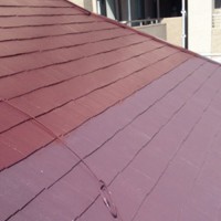 東京都羽村市の屋根塗装工事の施工事例