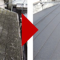 東京都荒川区の屋根カバー工法の施工事例