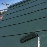 東京都江戸川区の屋根塗装工事の施工事例