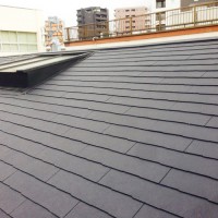 東京都品川区の屋根の葺き替え工事の施工完了後